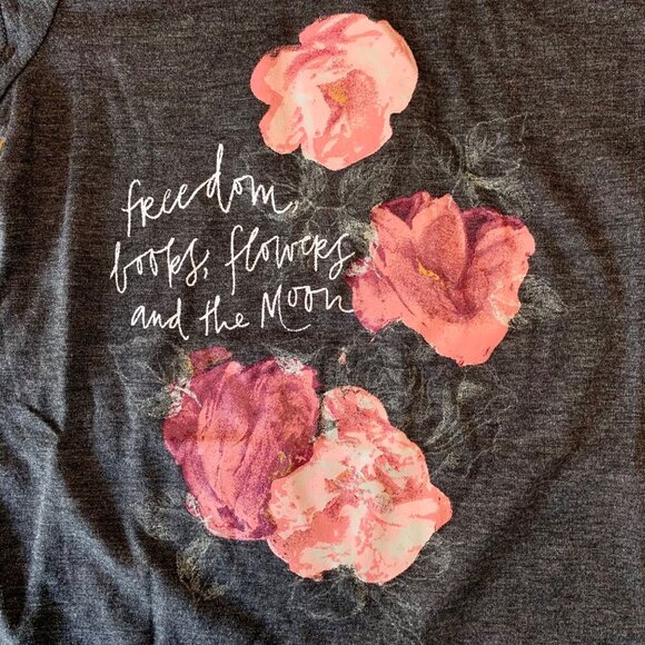 JOYFOLIE Girls T-Shirt 5 5T Mia Joy NWT Top Freedom Books Flowers Girl Tee NEW - Picture 3 of 5